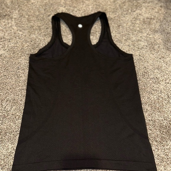Lululemon black size 6 racerback swiftly tank. - Picture 2 of 6